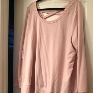 Torrid active wear cross cross sweater